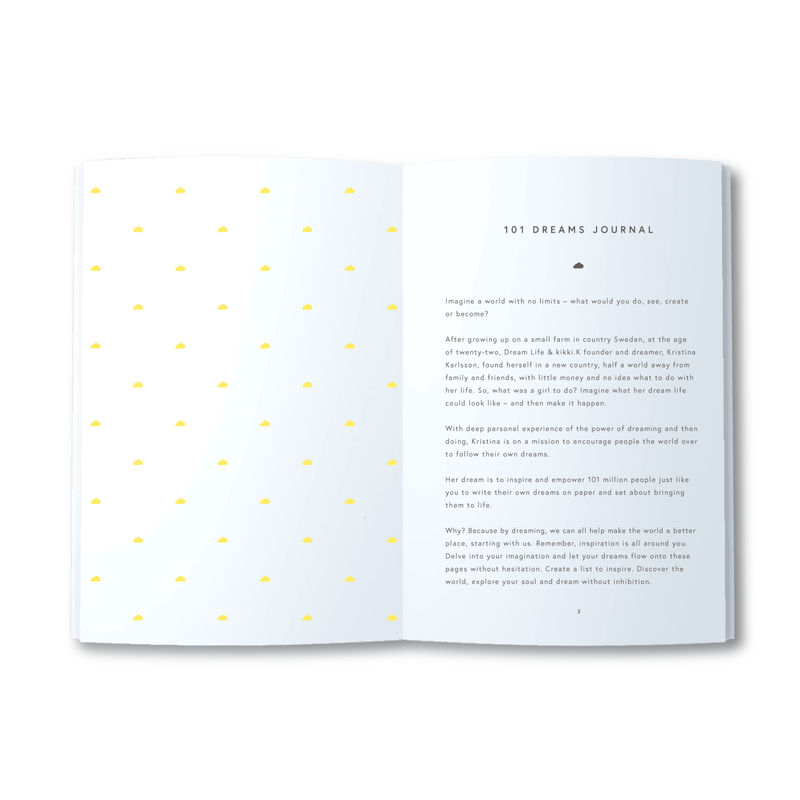 A5 Journal – 101 Dreams - Yellow