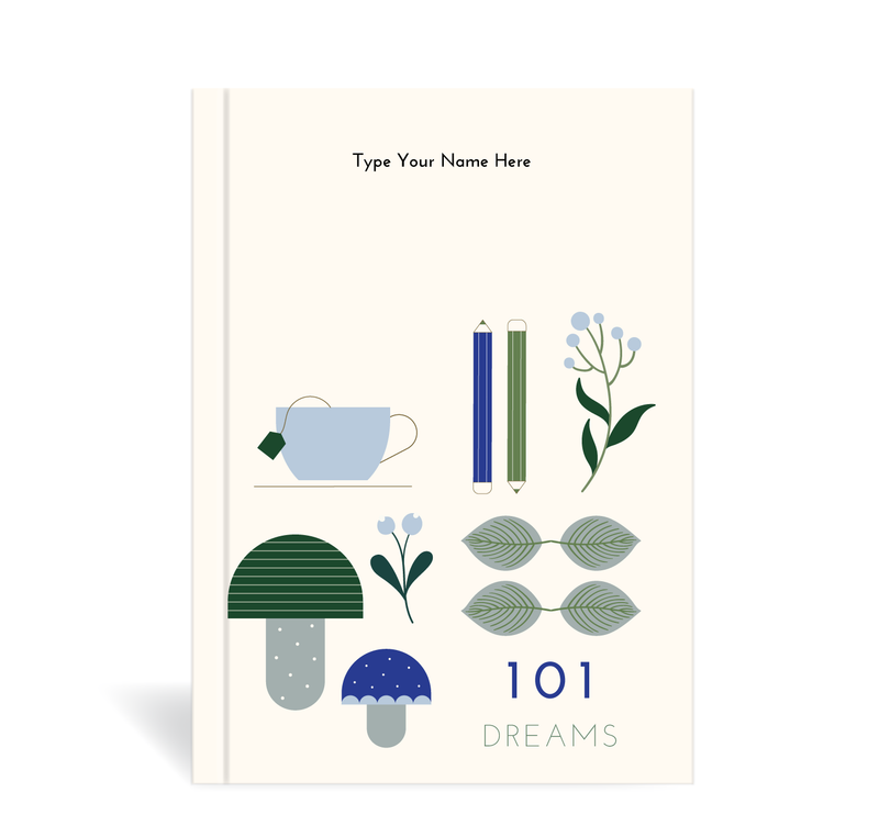 A5 Journal – 101 Dreams - Evergreen