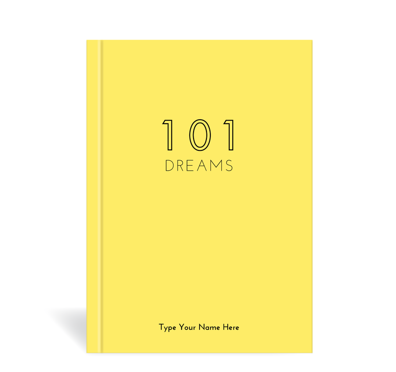 A5 Journal – 101 Dreams - Yellow