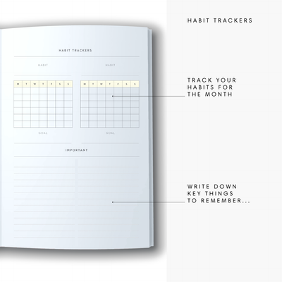 A5 2025 Week to a page Diary - Teal