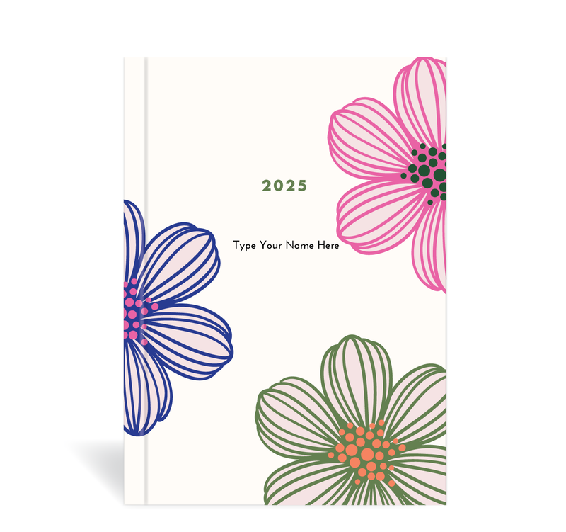 A5 2025 Family Diary - Blooms