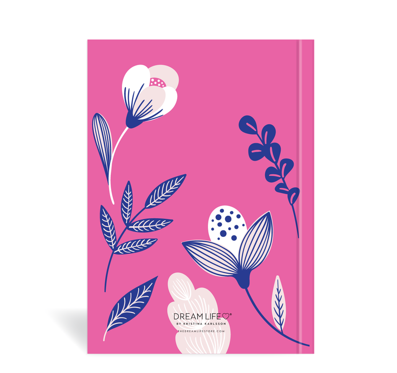 A5 Journal - Botanical - Hot Pink