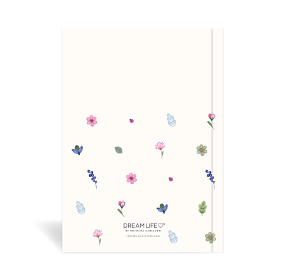 A5 2025 Family Diary - Petite Blooms - Creme