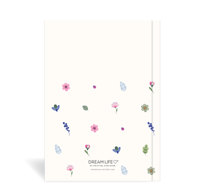 A5 Journal - Petite Blooms - Creme