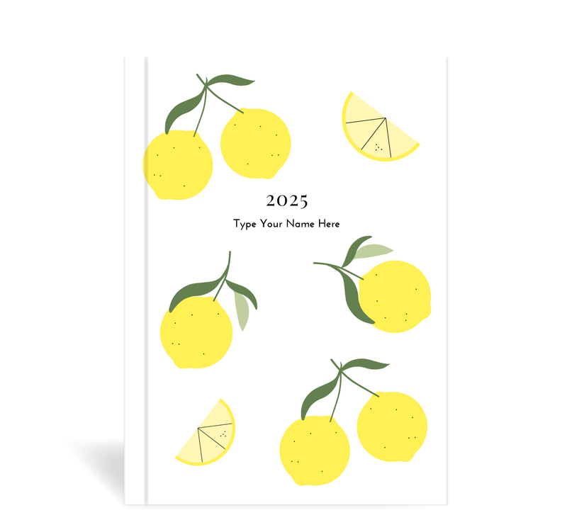 A5 2025 Student Diary - Citrus Zest