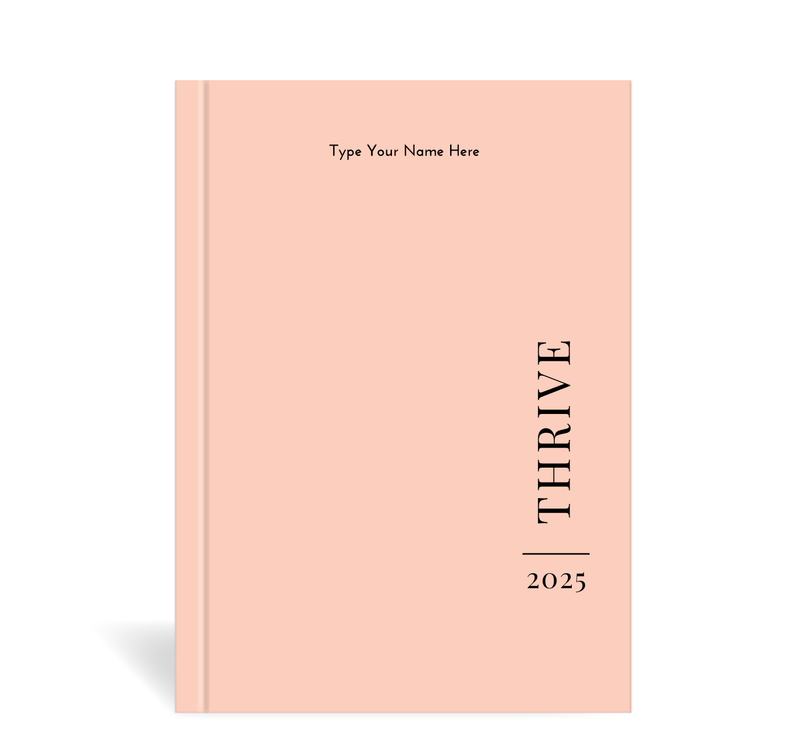 A5 2025 Wellbeing Diary - Coral