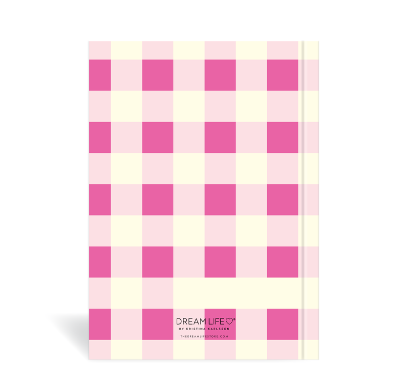 A5 2025 Week to a page Diary - Picnic - Hot Pink