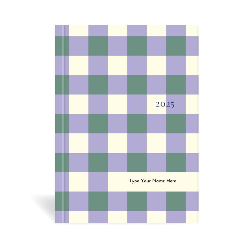 A5 2025 Week to a page Diary - Picnic - Lavender