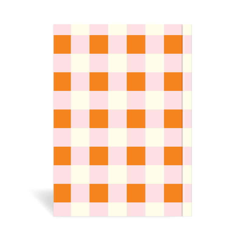 A5 2025 Week to a page Diary - Picnic - Orange