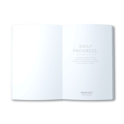 A5 Journal  - Daily Progress - Q3 - White