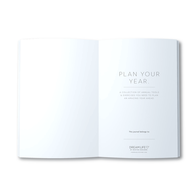 A5 Spiral - Plan Your Year Journal - Black