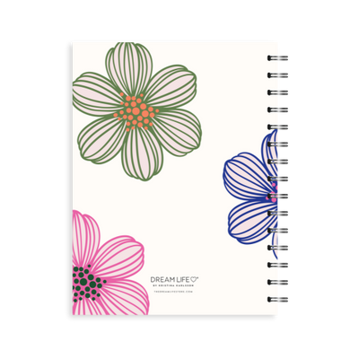 A5 Spiral 2025 Family Diary - Blooms