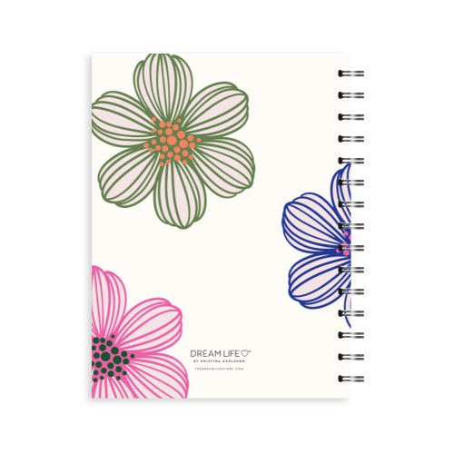 A5 Spiral 2025 Family Diary - Blooms