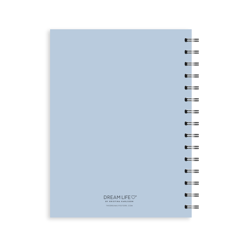 A5 Spiral 2025 Goals Diary - Blue