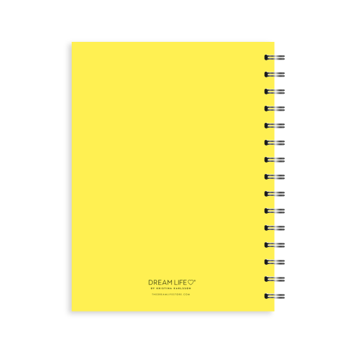 A5 2025 Spiral Teacher Diary - Yellow