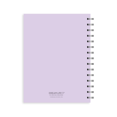 A5 2025 Spiral Vertical Weekly Diary - Lavender