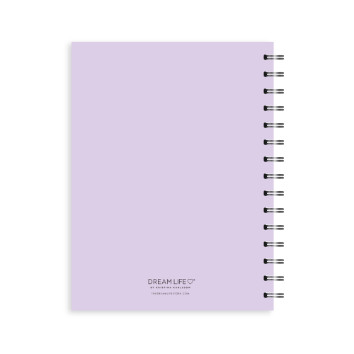 A5 2025 Spiral Vertical Weekly Diary - Lavender