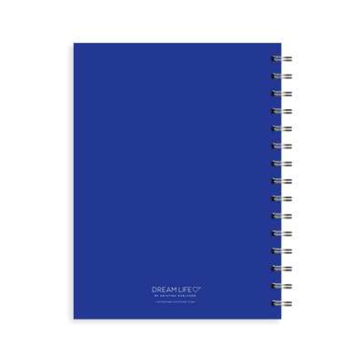 A5 2025 Spiral Vertical Weekly Diary - Midnight Blue