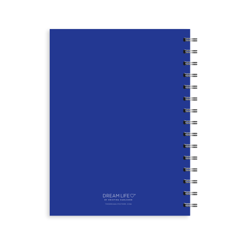 A5 2025 Spiral Vertical Weekly Diary - Midnight Blue