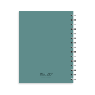 A5 Spiral 2025 Wellbeing Diary - Teal