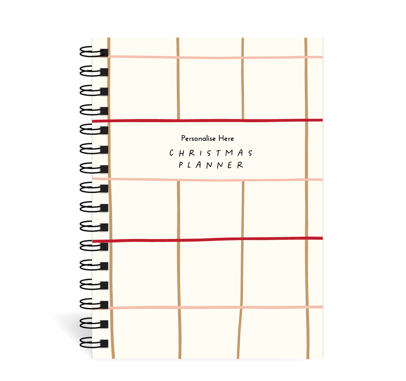 A5 Christmas Planner  - Rutig