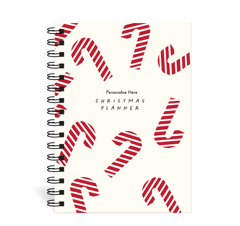 A5 Christmas Planner  - Candy Cane