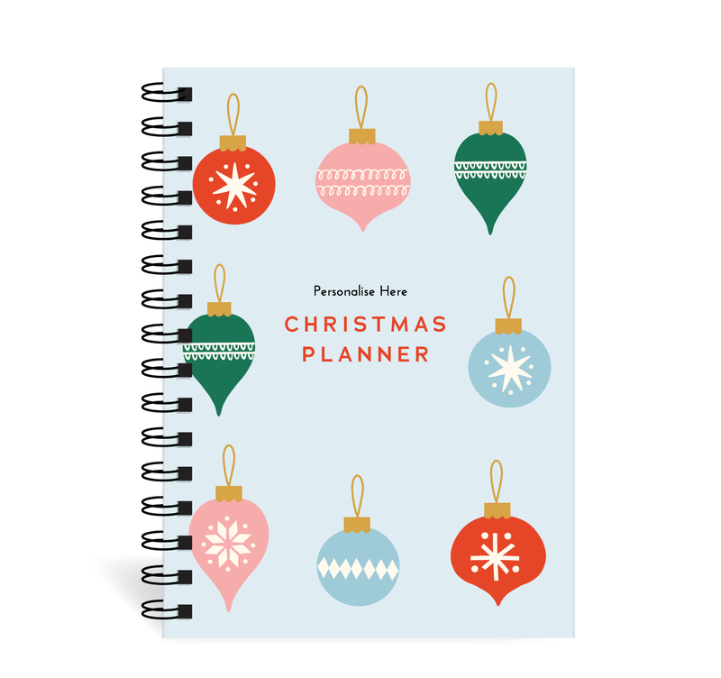 A5 Christmas Planner  - Baubles