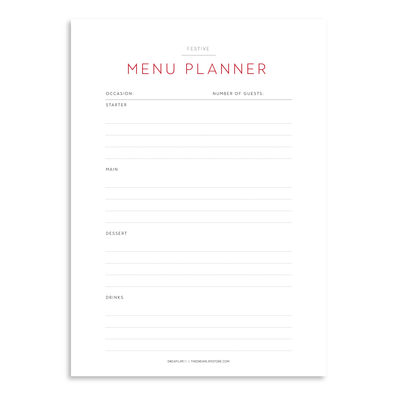 Christmas Planner - Digital Download