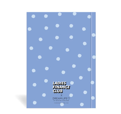 A5 24/25  Financial Diary - Ladies Finance Club - Dots - Blue