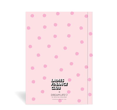 A5 24/25 Financial Diary - Ladies Finance Club - Dots - Pink