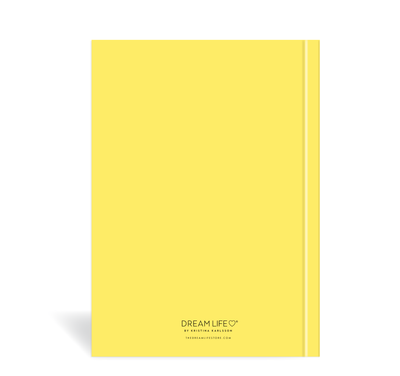 A5 Journal - It's Not The Destination - Yellow