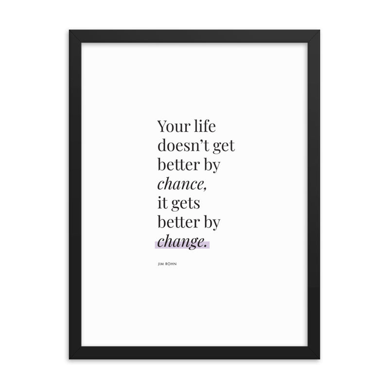 YOUR LIFE Framed