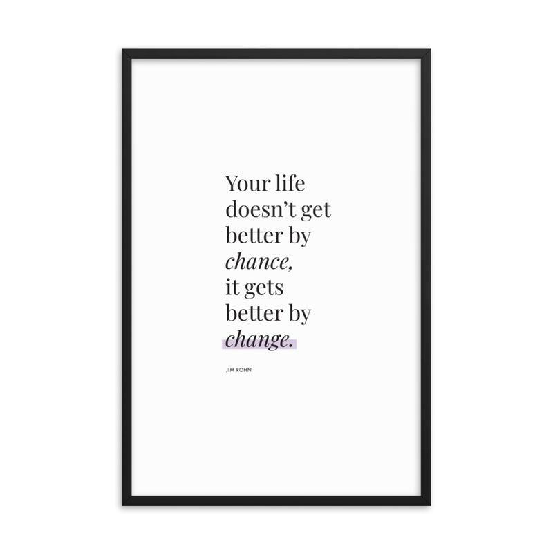 YOUR LIFE Framed