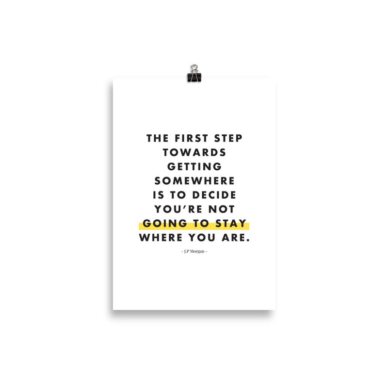 THE FIRST STEP Poster