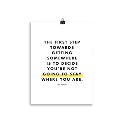 THE FIRST STEP Poster