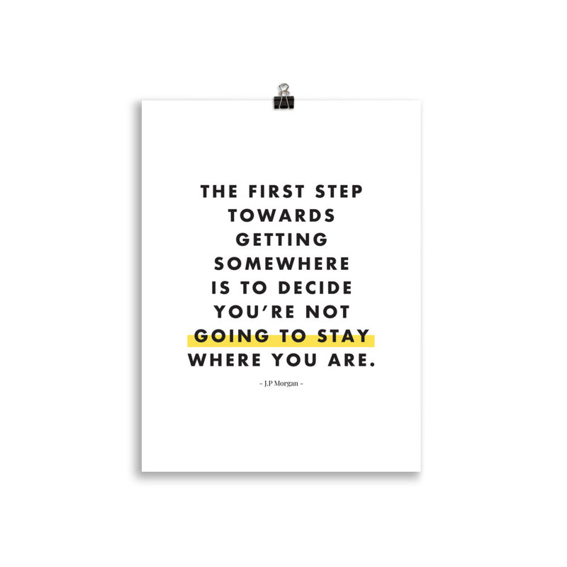 THE FIRST STEP Poster