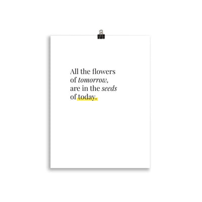 ALL THE FLOWERS Poster