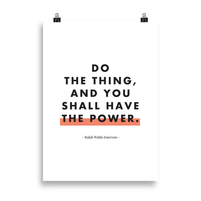 DO THE THING Poster