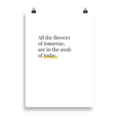 ALL THE FLOWERS Poster