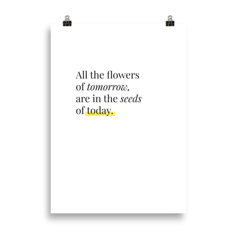 ALL THE FLOWERS Poster