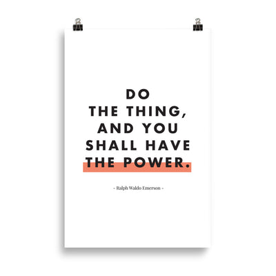 DO THE THING Poster