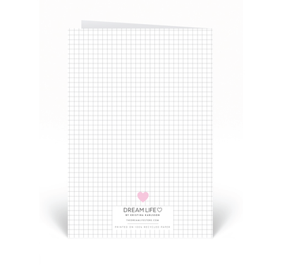 Personalised Card - Pink Heart