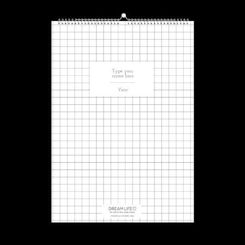 A3 Family Calendar - White