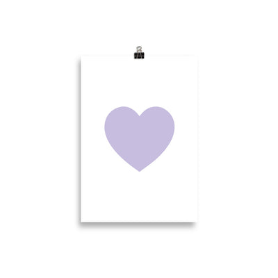 LILAC HEART Poster