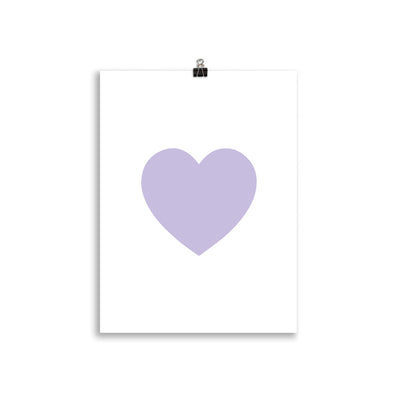 LILAC HEART Poster