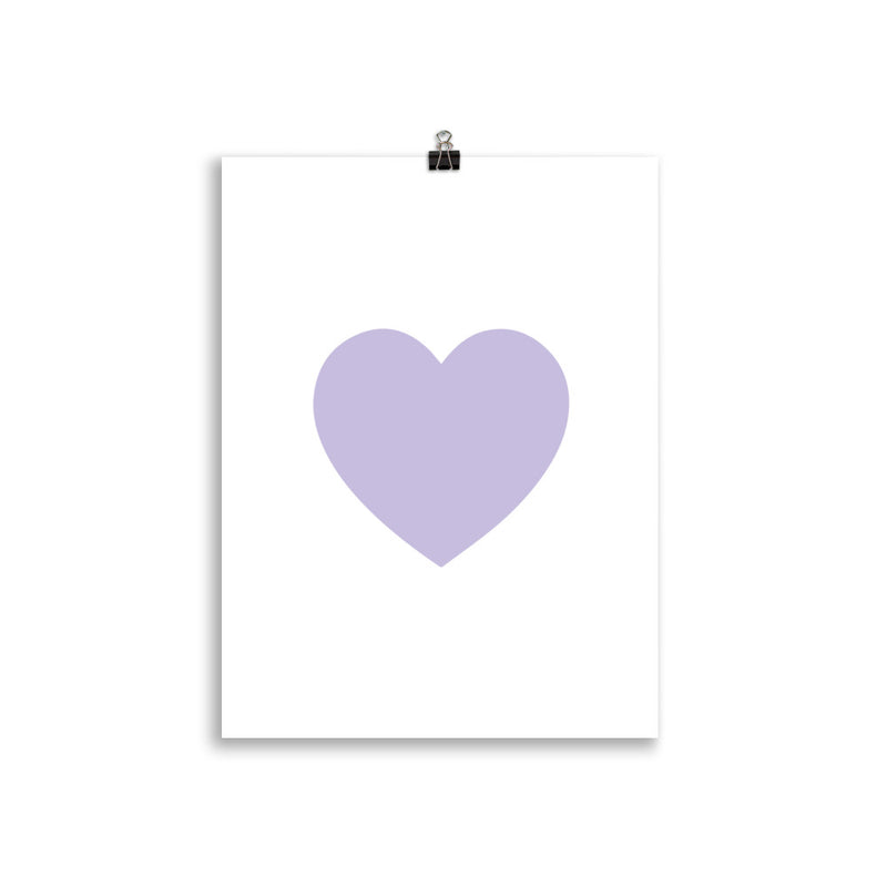 LILAC HEART Poster