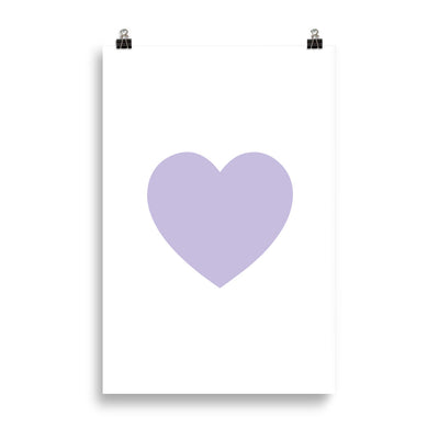 LILAC HEART Poster