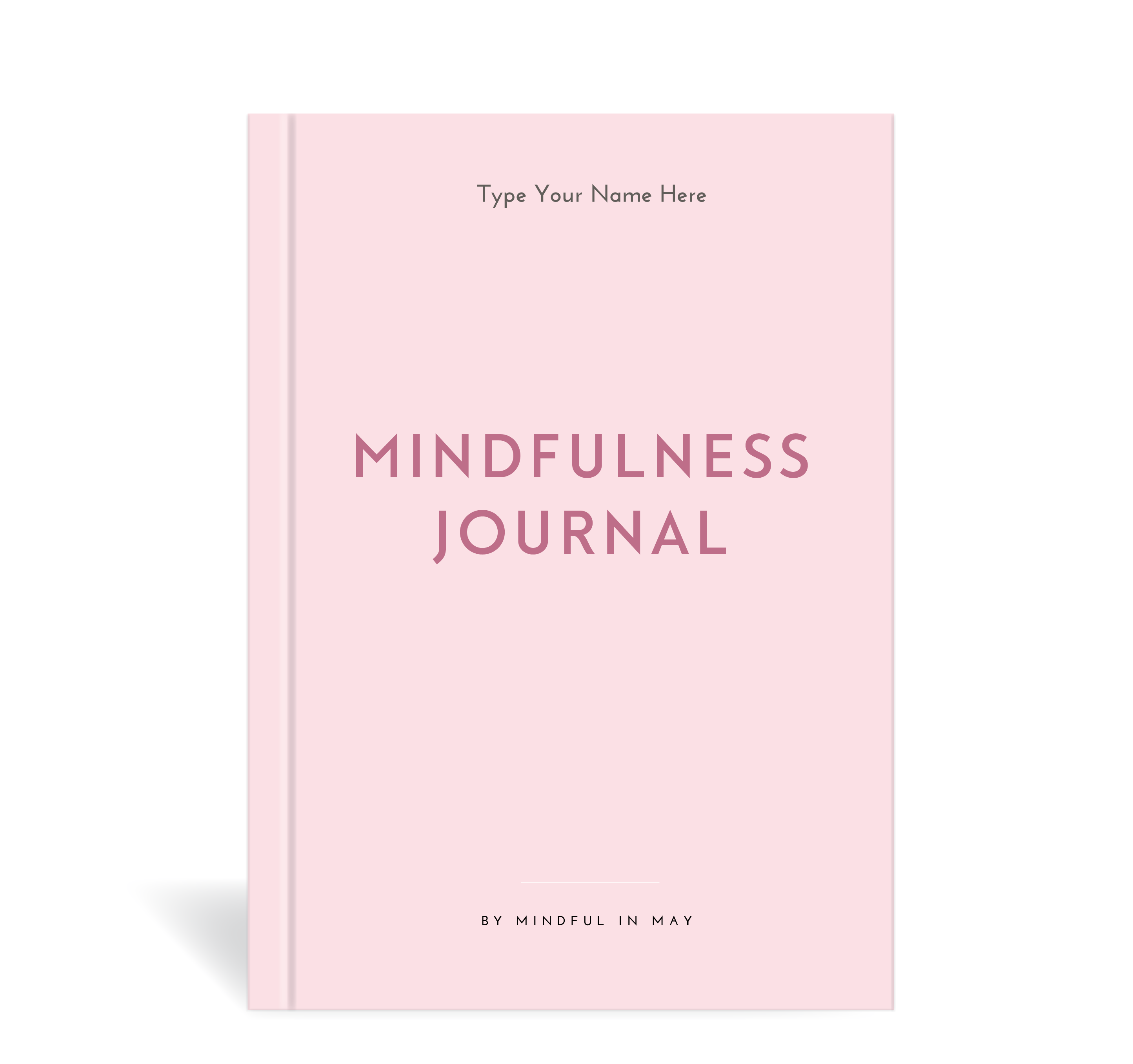 A5 Journal - Mindful - Pale pink – Dream Life